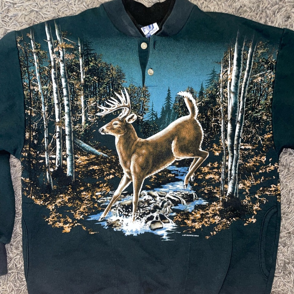 80’s Vintage Forest Green Sweatshirt